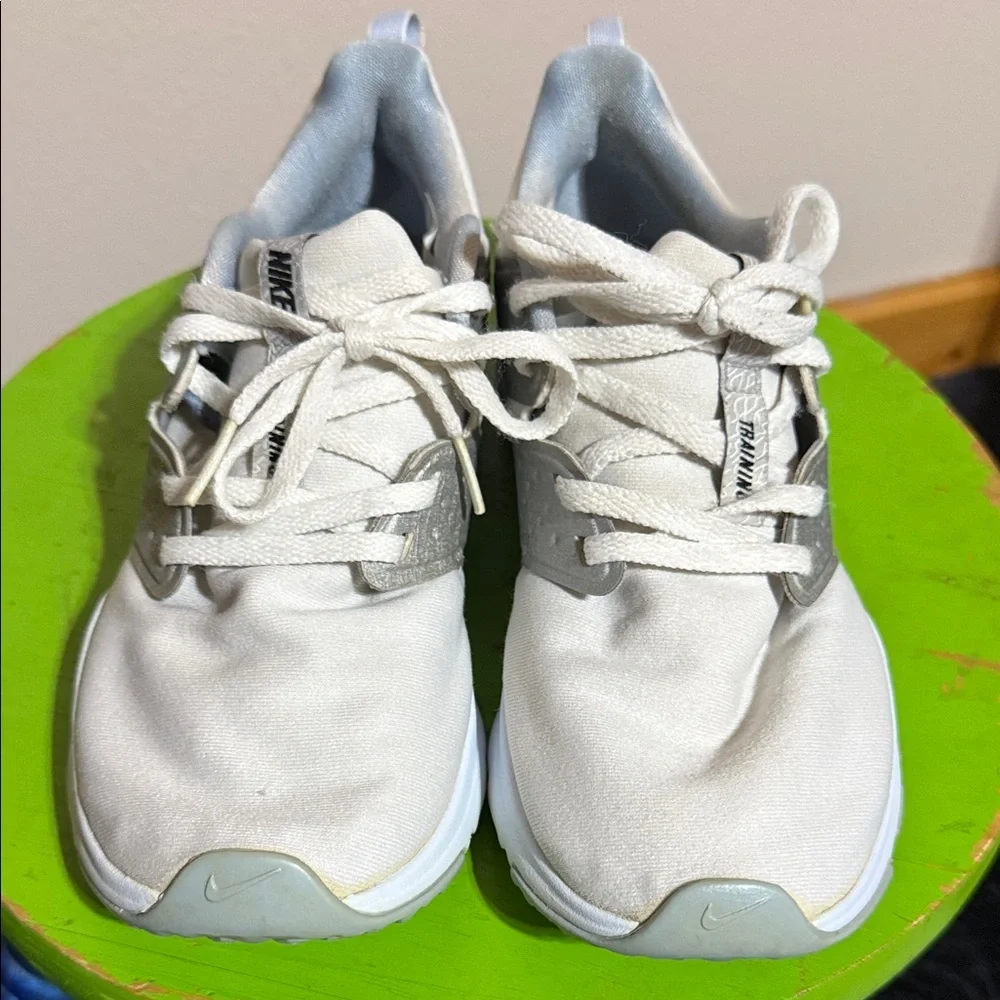 Womens Nike Cream and White Running Shoes size 6.5